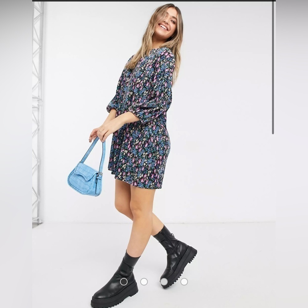 ASOS Floral Print Mini Dress